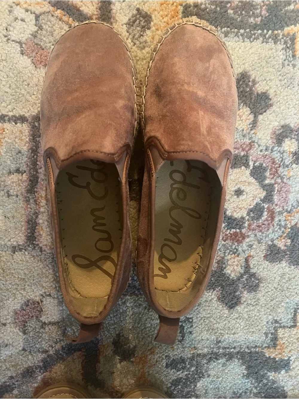 Sam Edelman Suede Espadrille Slip-Ons – Size 7